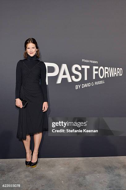 Actress Fuschia Kate Sumner attends the premiere of 'Past Forward', a movie by David O. Russell presented by Prada on November 15, 2016 at Hauser...