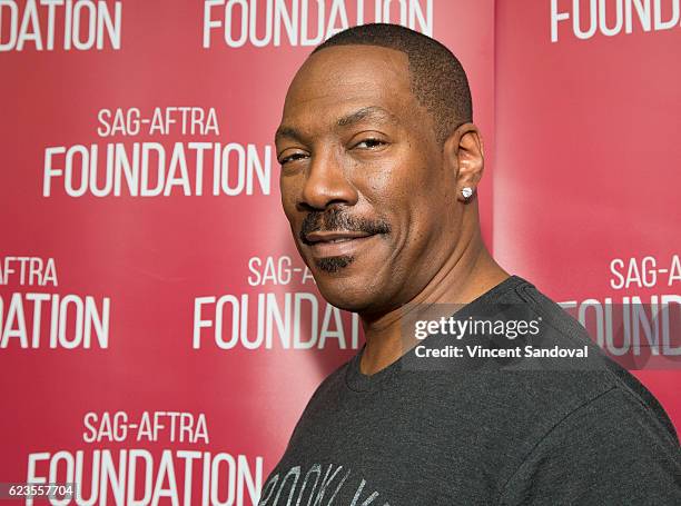 Actor Eddie Murphy attends SAG-AFTRA Foundation's Conversations with "Mr. Church" at SAG Foundation Actors Center on November 15, 2016 in Los...