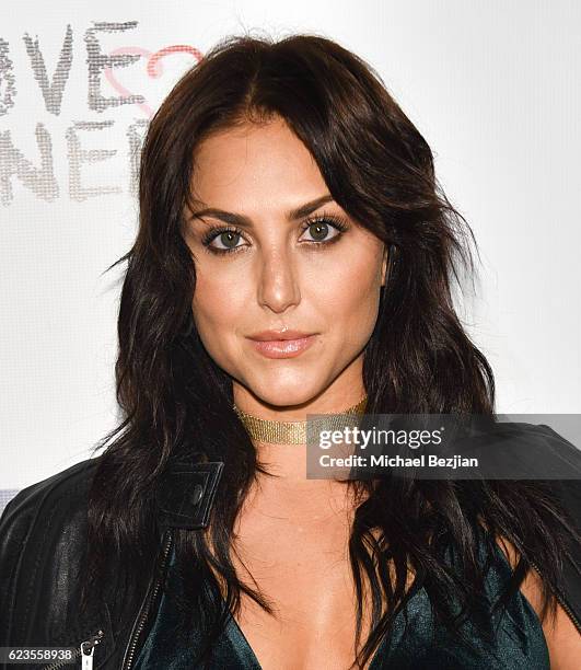 Actress Cassie Scerbo arrives at the Los Angeles Premiere of LOVE IS ALL YOU NEED? at ArcLight Hollywood on November 15, 2016 in Hollywood,...