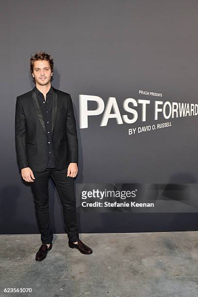 Actor Luke Grimes attends the premiere of 'Past Forward', a movie by David O. Russell presented by Prada on November 15, 2016 at Hauser Wirth...