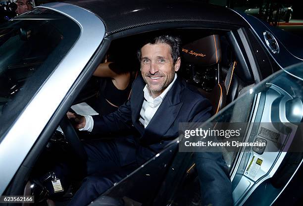 Patrick Dempsey attends the opening of the Porsche Experience Center Los Angeles on November 15, 2016 in Carson, California.