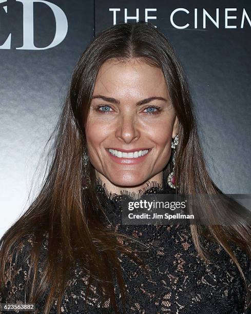 Actress Tara Westwood attends the special screening of "Allied" hosted by Paramount Pictures with The Cinema Society & Chandon at iPic Fulton Market...