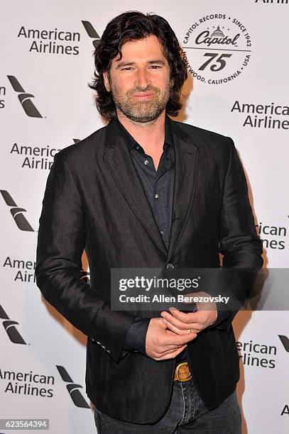 Singer Pete Yorn attends Capitol Records 75th Anniversary Gala at Capitol Records Tower on November 15, 2016 in Los Angeles, California.