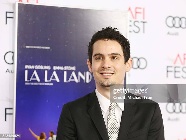 Damien Chazelle arrives at the AFI FEST 2016 presented By Audi - screening of Lionsgate's "La La Land" held at TCL Chinese Theatre on November 15,...