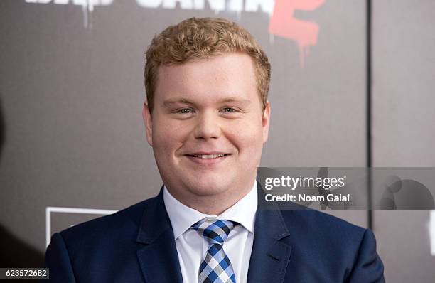 Actor Brett Kelly attends the "Bad Santa 2" New York premiere at AMC Loews Lincoln Square 13 theater on November 15, 2016 in New York City.