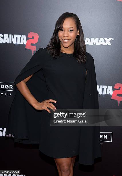 Nikki James attends the "Bad Santa 2" New York premiere at AMC Loews Lincoln Square 13 theater on November 15, 2016 in New York City.