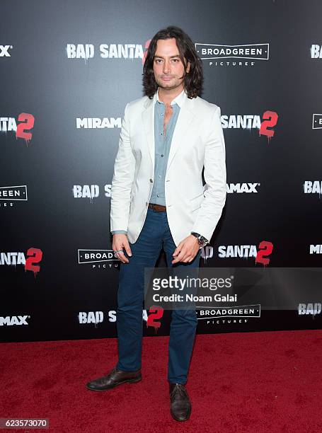 Constantine Maroulis attends the "Bad Santa 2" New York premiere at AMC Loews Lincoln Square 13 theater on November 15, 2016 in New York City.