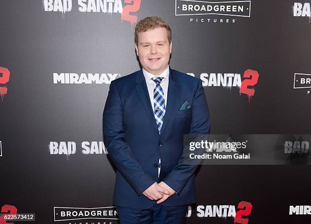 Actor Brett Kelly attends the "Bad Santa 2" New York premiere at AMC Loews Lincoln Square 13 theater on November 15, 2016 in New York City.