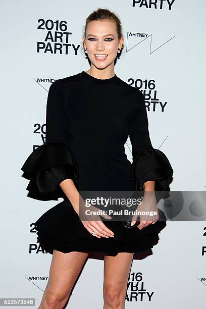 Karlie Kloss attends the 2016 Whitney Art Party at The Whitney Museum of American Art on November 15, 2016 in New York City.