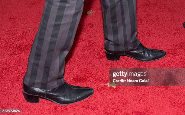 Actor Billy Bob Thornton, shoe detail, attends the "Bad Santa 2" New York premiere at AMC Loews Lincoln Square 13 theater on November 15, 2016 in New...