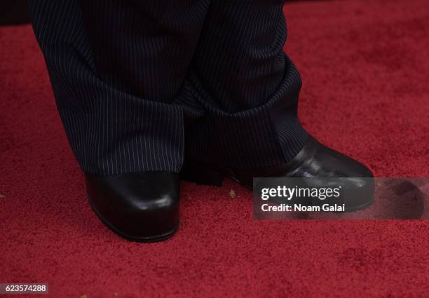 Actor Tony Cox, shoe detail, attends the "Bad Santa 2" New York premiere at AMC Loews Lincoln Square 13 theater on November 15, 2016 in New York City.