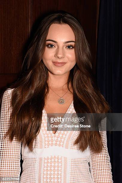 Actor Ava Allan attends the premiere party for "Love Is All You Need?" at The Spare Room on November 15, 2016 in Los Angeles, California.