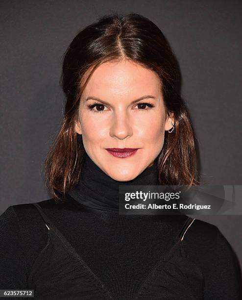 Actress Fuschia Kate Sumner attends Prada Presents 'Past Forward' by David O. Russell premiere at Hauser Wirth & Schimmel on November 15, 2016 in Los...