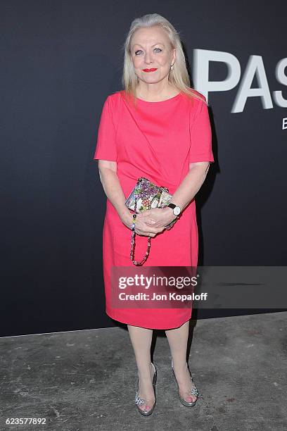Actress Jacki Weaver arrives at the screening Of David O. Russell's "Past Forward" hosted by Prada at Hauser Wirth & Schimmel on November 15, 2016 in...