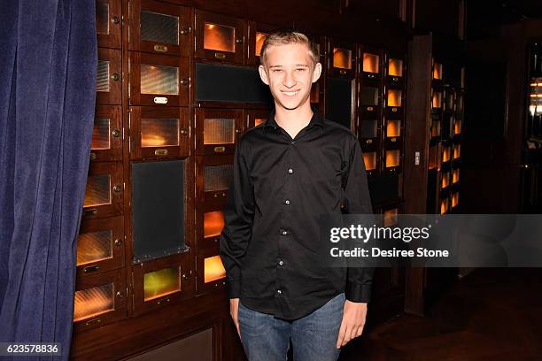 Actor Jacob Rodier attends the premiere party for "Love Is All You Need?" at The Spare Room on November 15, 2016 in Los Angeles, California.