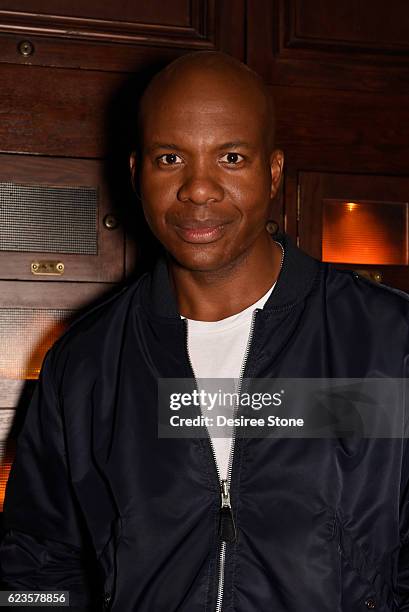 Actor Leonard Roberts attends the premiere party for "Love Is All You Need?" at The Spare Room on November 15, 2016 in Los Angeles, California.