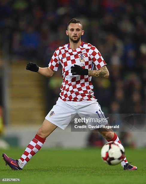 Northern Ireland , Ireland - 15 November 2016; Marcelo Brozovic during the International Friendly match between Northern Ireland and Croatia at the...
