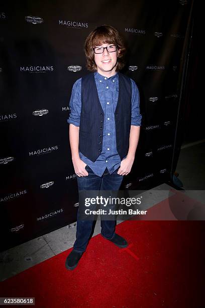 Zachary Haven attends the premiere of Subjective Film and Film For Thought's "Magicians: Life In The Impossible" at the Vista Theatre on November 15,...