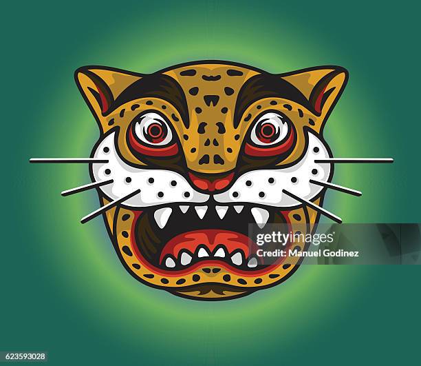 surprised jaguar - one jaguar stock illustrations