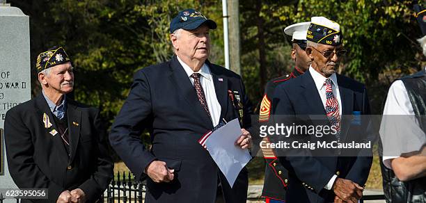 退役軍人の日に栄誉を受けたアメリカの退役軍人 - アメリカンリージョン ストックフォトと画像