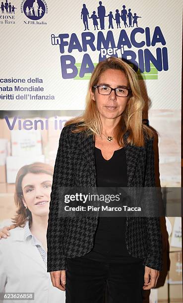 Mariavittoria Rava President of Francesca Rava Foundation - NPH Italia Onlus, attends a press conference for 'In Farmacia Per I Bambini' at Palazzo...