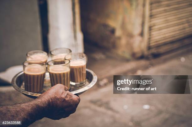 the chai is ready - chai tea stock pictures, royalty-free photos & images