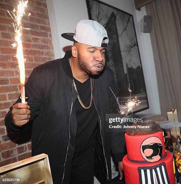 Suss One celebrates his birthday at The Loft on November 15, 2016 in New York City.