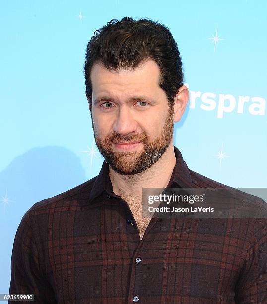 Billy Eichner attends the press junket for NBC's "Hairspray Live!" at NBC Universal Lot on November 16, 2016 in Universal City, California.