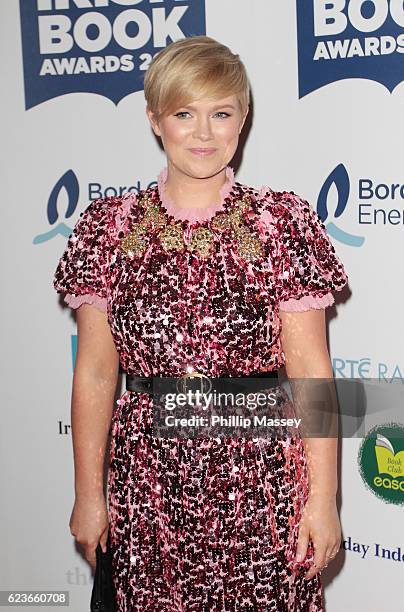 Cecelia Ahern attends the Bord Gais Energy Irish Book Awards at Double Tree Hilton Hotel on November 16, 2016 in Dublin, Ireland.