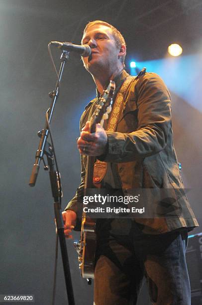 Brian Fallon performs at O2 Forum Kentish Town on November 16, 2016 in London, England.