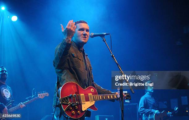 Brian Fallon performs at O2 Forum Kentish Town on November 16, 2016 in London, England.