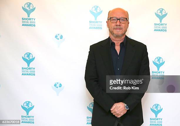 Director Paul Haggis attends the 1st Annual Shorty Social Good Awards at Apella on November 16, 2016 in New York City.