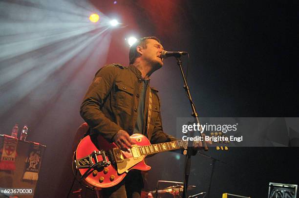 Brian Fallon performs at O2 Forum Kentish Town on November 16, 2016 in London, England.