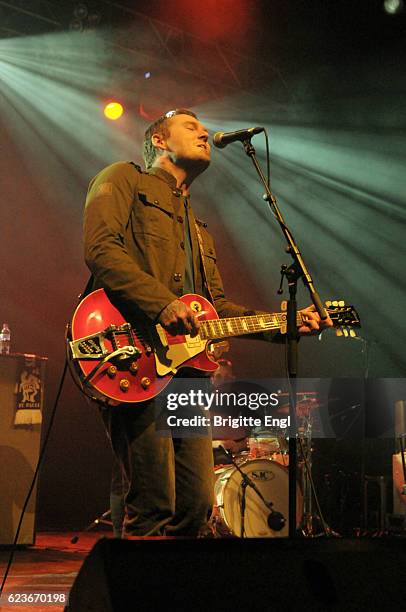 Brian Fallon performs at O2 Forum Kentish Town on November 16, 2016 in London, England.