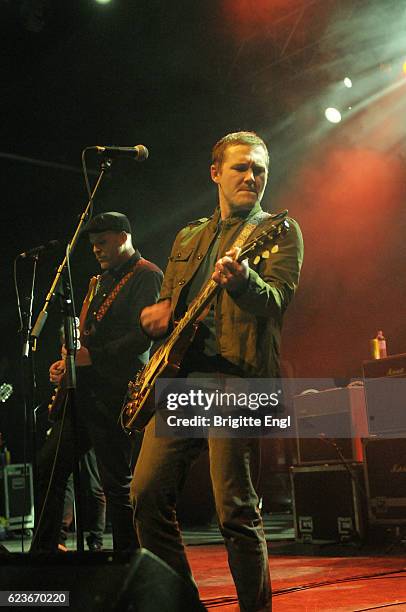 Brian Fallon performs at O2 Forum Kentish Town on November 16, 2016 in London, England.