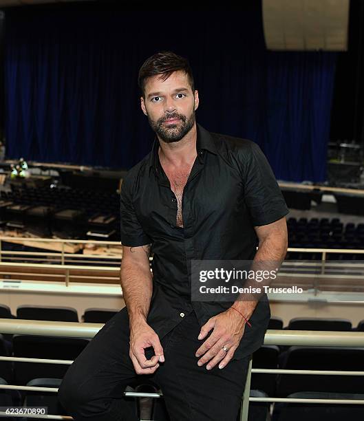 Ricky Martin announces his new Las Vegas headlining residency at The Park Theater at Monte Carlo on November 16, 2016 in Las Vegas, Nevada.