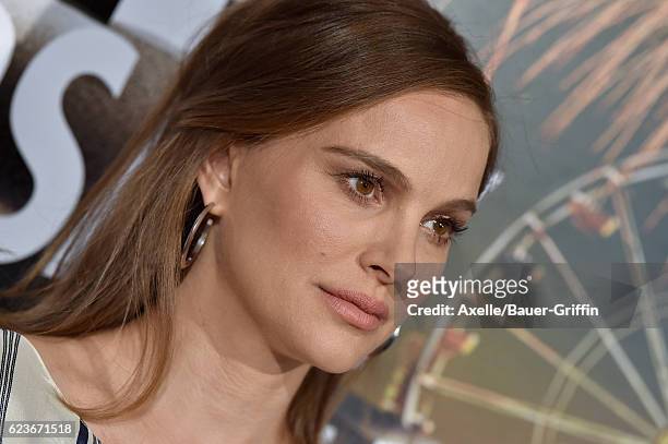 Actress Natalie Portman arrives at the 30th Israel Film Festival Anniversary Gala Awards Dinner at the Beverly Wilshire Four Seasons Hotel on...
