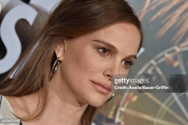 Actress Natalie Portman arrives at the 30th Israel Film Festival Anniversary Gala Awards Dinner at the Beverly Wilshire Four Seasons Hotel on...