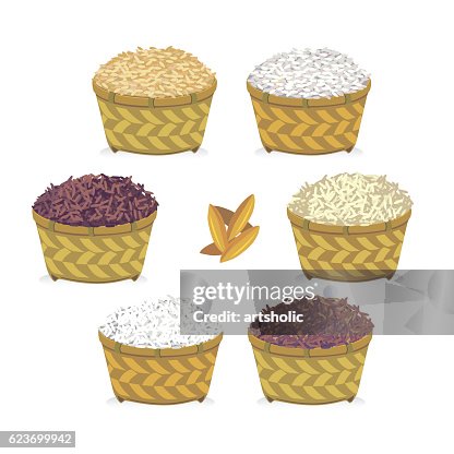 Rectangle Rice Graphics Rice High-Res Vector Graphic - Getty Images