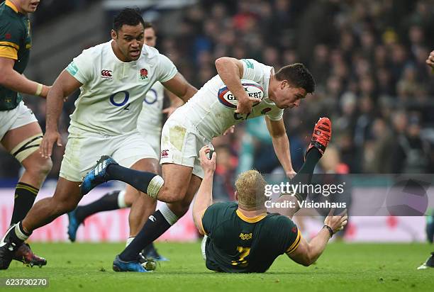 Ben Youngs of England during the Old Mutual Wealth Series match between England and South Africa at Twickenham Stadium on November 12, 2016 in...