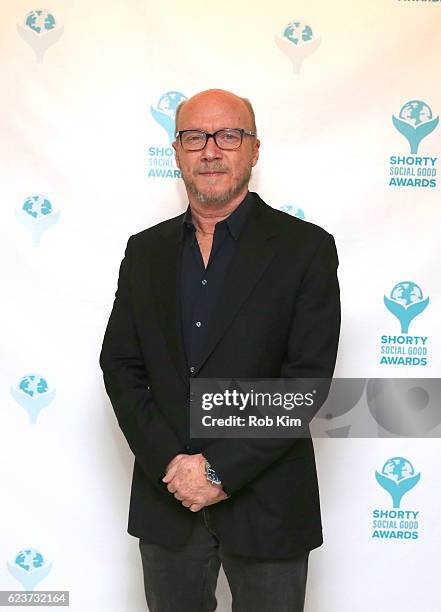 Director Paul Haggis attends the 1st Annual Shorty Social Good Awards at Apella on November 16, 2016 in New York City.