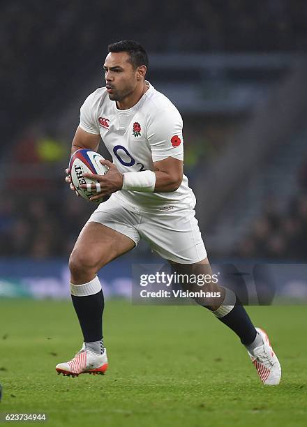 Ben T'eo of England during the Old Mutual Wealth Series match between England and South Africa at Twickenham Stadium on November 12, 2016 in London,...