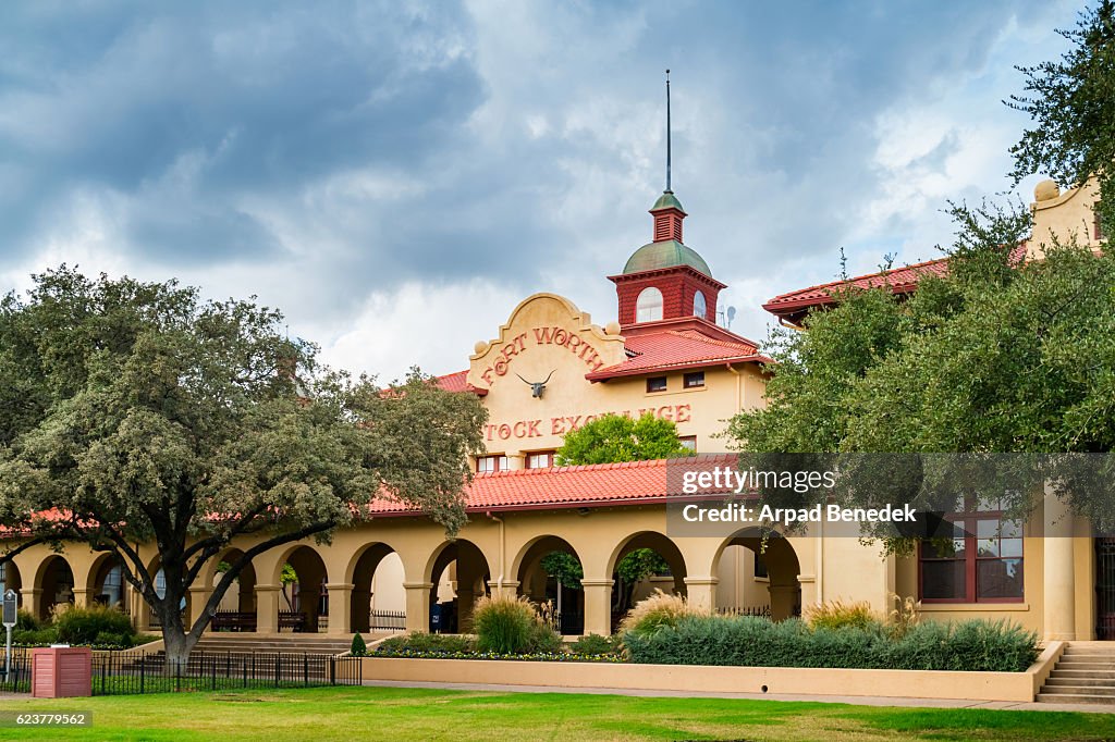 Livestock Exchange Building at Fort Worth Texas Stockyards