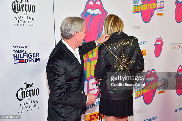 Tommy Hilfiger and Dee Ocleppo attend The Rolling Stones - Exhibitionism Opening Night at Industria Superstudio on November 15, 2016 in New York City.