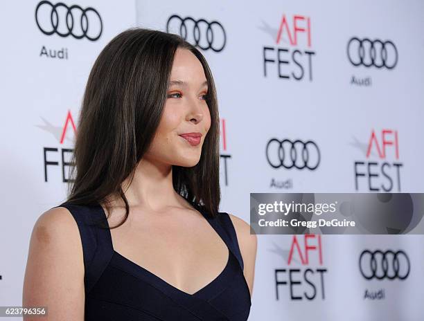 Ella Beatty arrives at the AFI FEST 2016 Presented By Audi - A Tribute To Annette Bening And Gala Screening Of A24's "20th Century Women" at TCL...