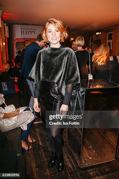 Blogger Lisa Banholzer attends the New Faces Award Fashion 2016 the New Faces Award Fashion 2016 on November 16, 2016 in Berlin, Germany.