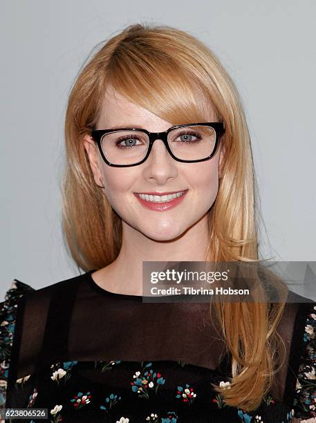 Melissa Rauch attends SAG-AFTRA Foundation's Conversations for 'The Bronze' at SAG Foundation Actors Center on November 16, 2016 in Los Angeles,...