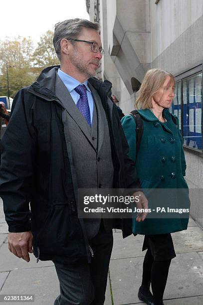 Parents of Jack Letts, dubbed Jihadi Jack, John Letts and Sally Lane arrive at the Old Bailey in London, for a hearing ahead of a trial in January...