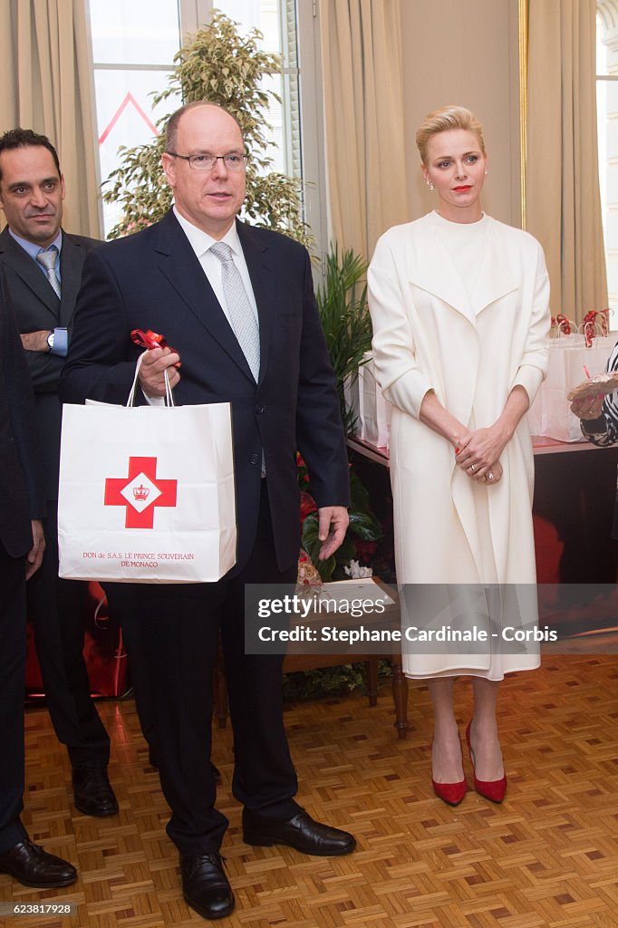 Parcels Distribution At Monaco Red Cross Headquarters