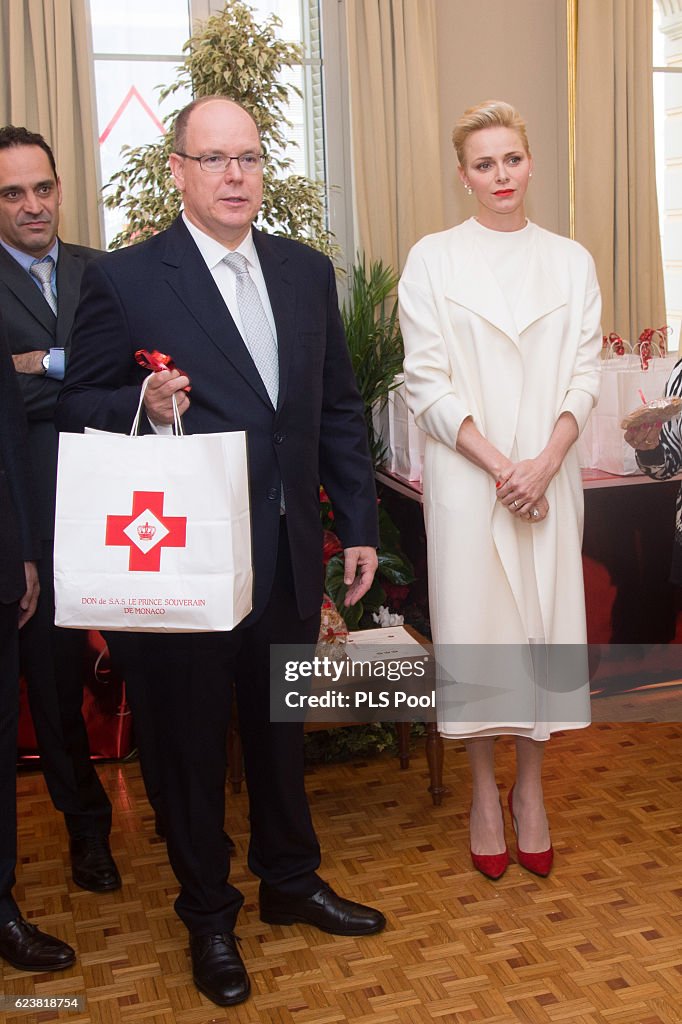 Parcels Distribution At Monaco Red Cross Headquarters